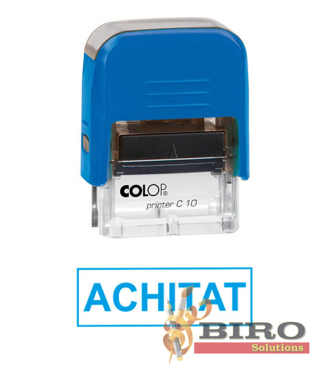 Ștampilă /ACHITAT/, COLOP Printer C10